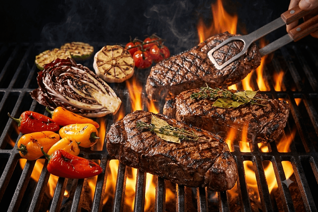 Meat with Seasoning on Braai | Catercorp